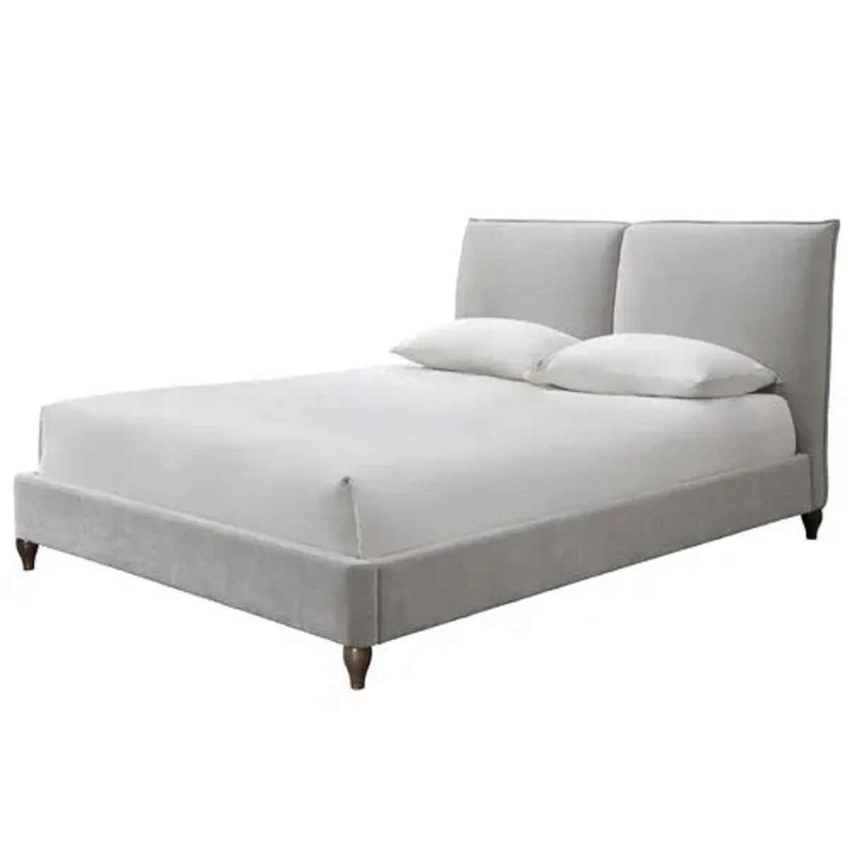 Faunor Upholstered Platform Bed - Gray, Comfortable & Durable