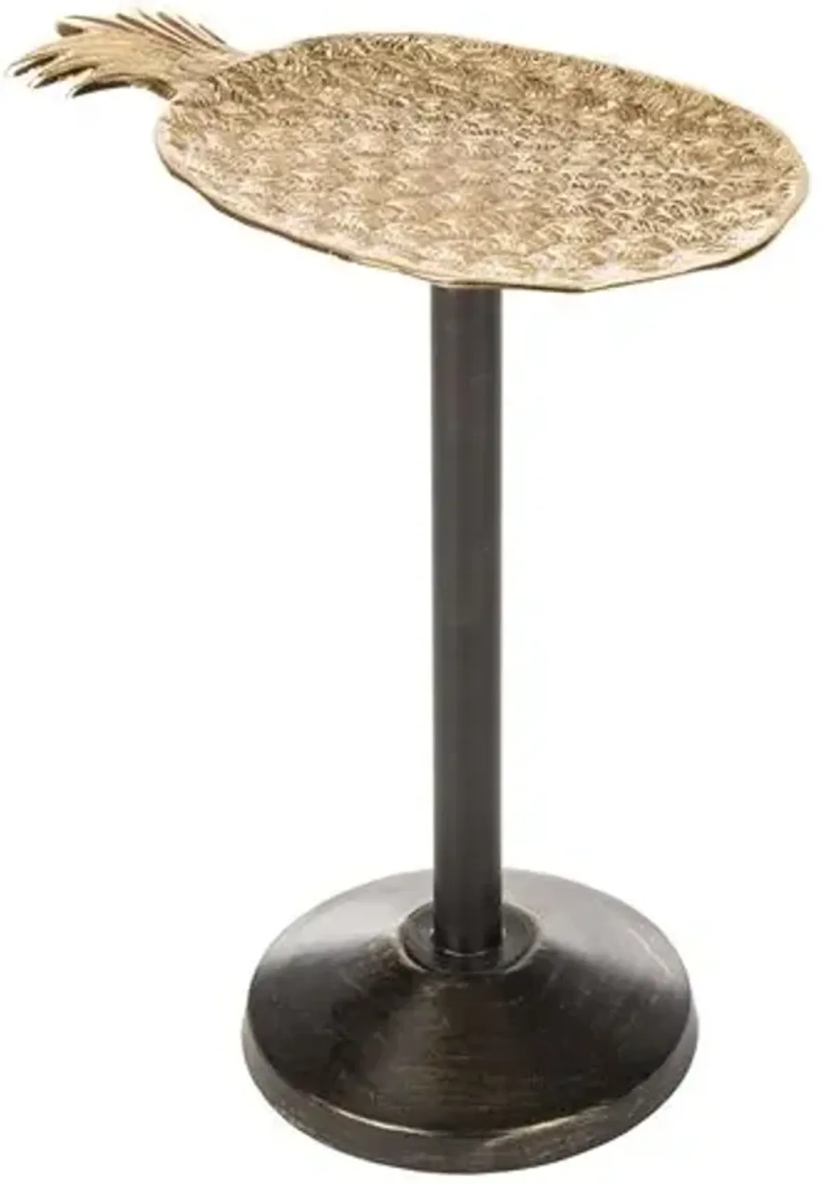 Greya Pinapple Accent Table - Gold/Antique Gold - 22.5Hx19Wx10.5D in