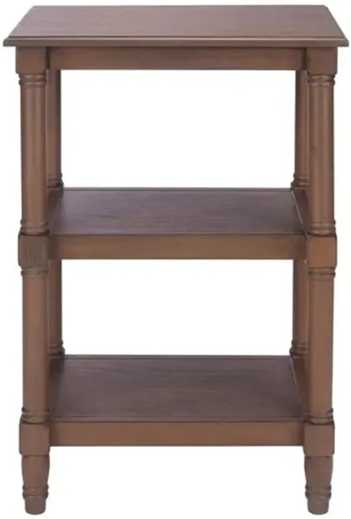 Inis 3-Shelf Accent Table - Brown - 30Hx19.75Wx15D in