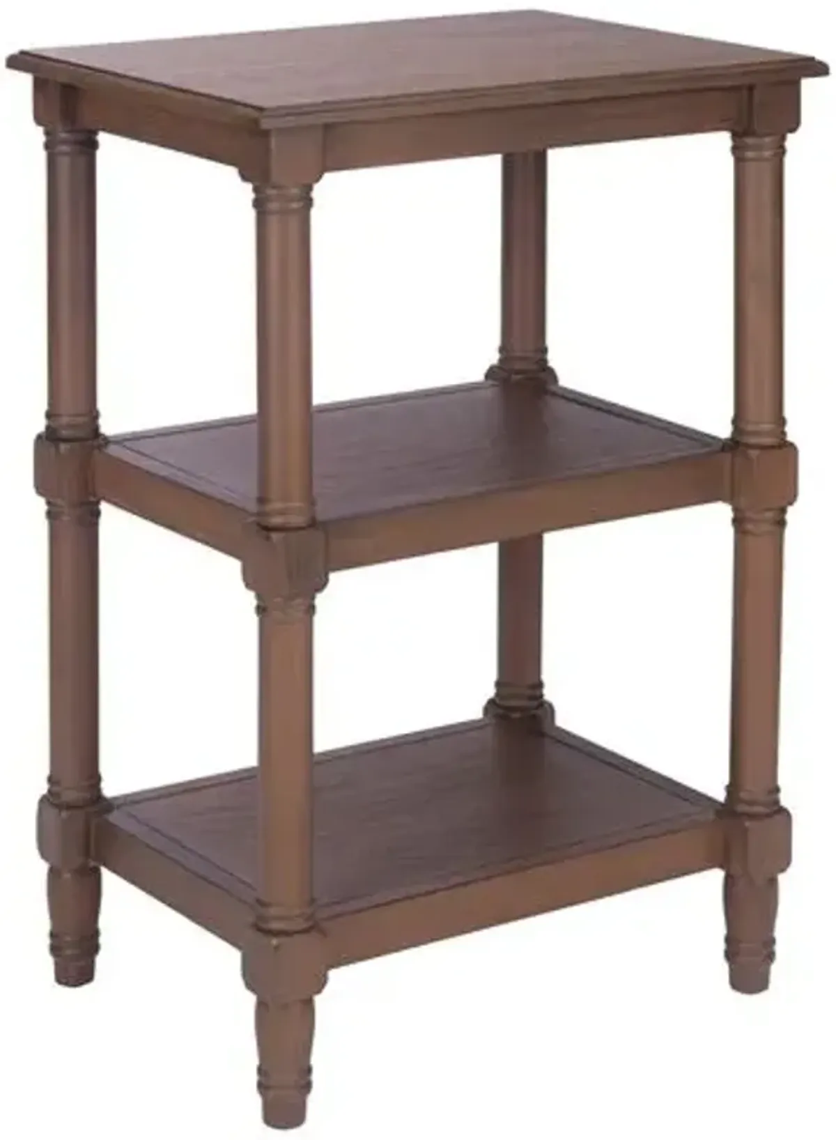 Inis 3-Shelf Accent Table - Brown - 30Hx19.75Wx15D in