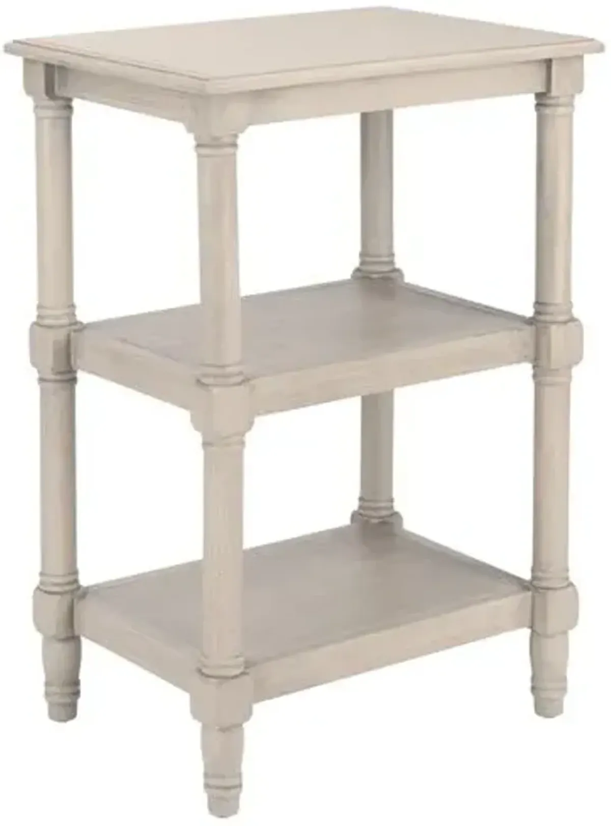 Inis 3-Shelf Accent Table - Gray - 30Hx19.75Wx15D in