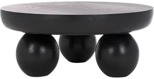Ivelen Elm Sculptural Coffee Table - Black