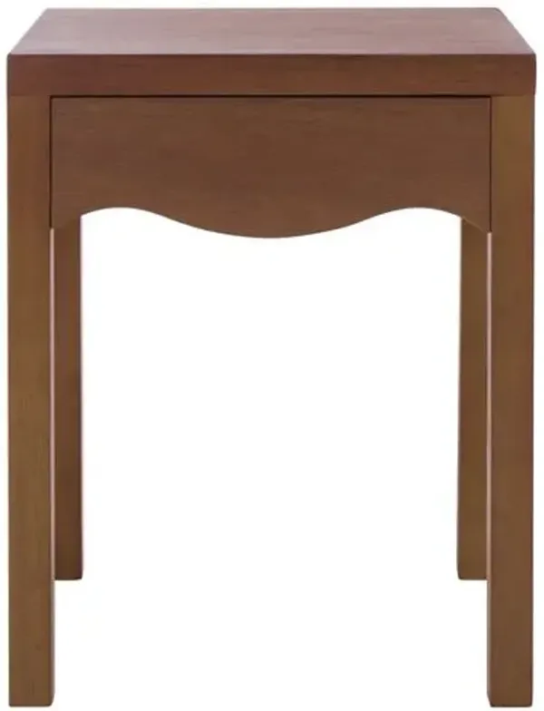 Joriel 1-Drawer Accent Table - Dark Oak - Brown - 23.5Hx18Wx15.5D in