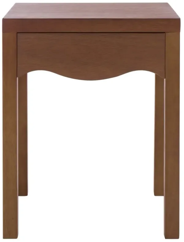 Joriel 1-Drawer Accent Table, Dark Oak