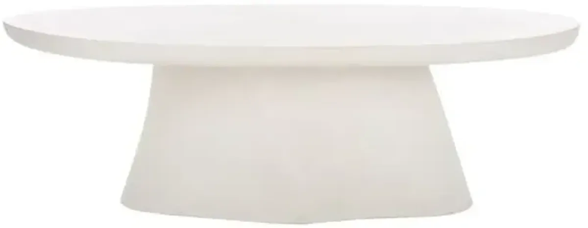 Joryn Concrete Coffee Table - Ivory
