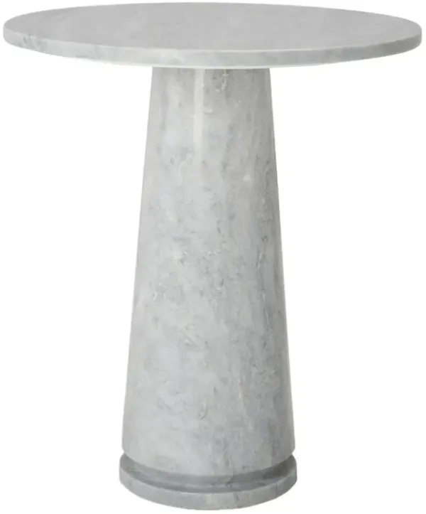 Calisan Tall Marble Accent Table