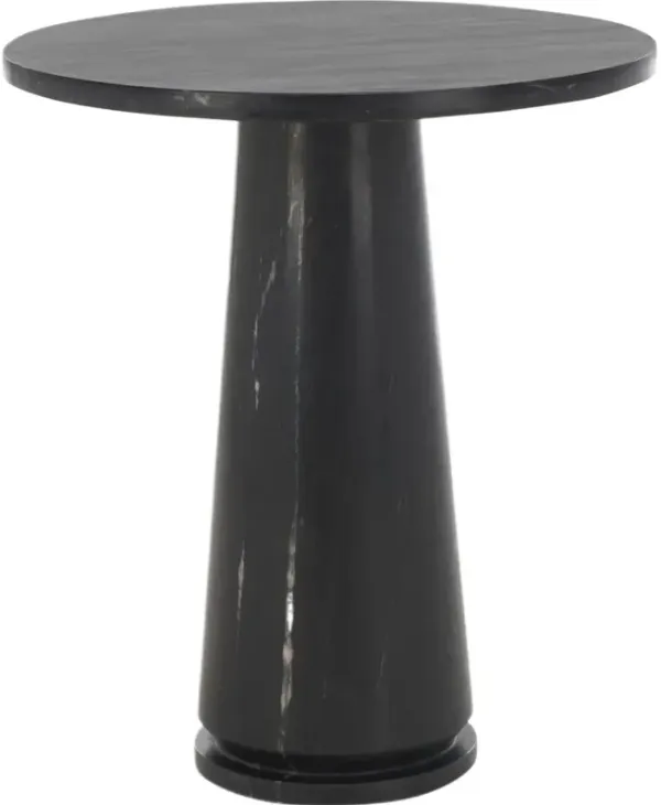 Calisan Tall Marble Accent Table