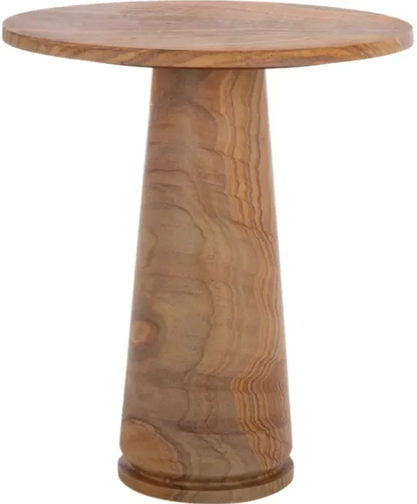 Calisan Tall Marble Accent Table