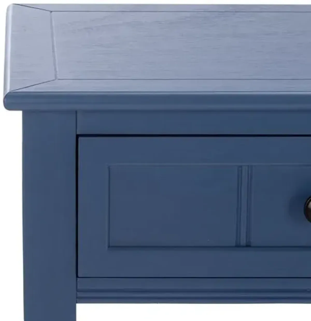 Keirra 2-Drawer Pinewood Console Table - Blue
