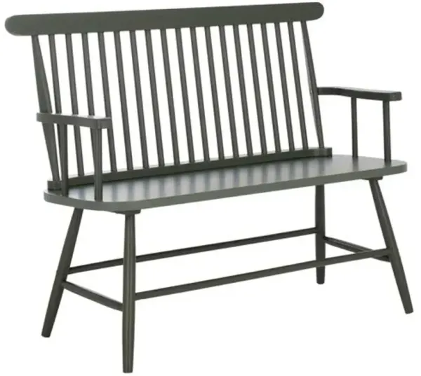 Kirian Wood Bench - Green
