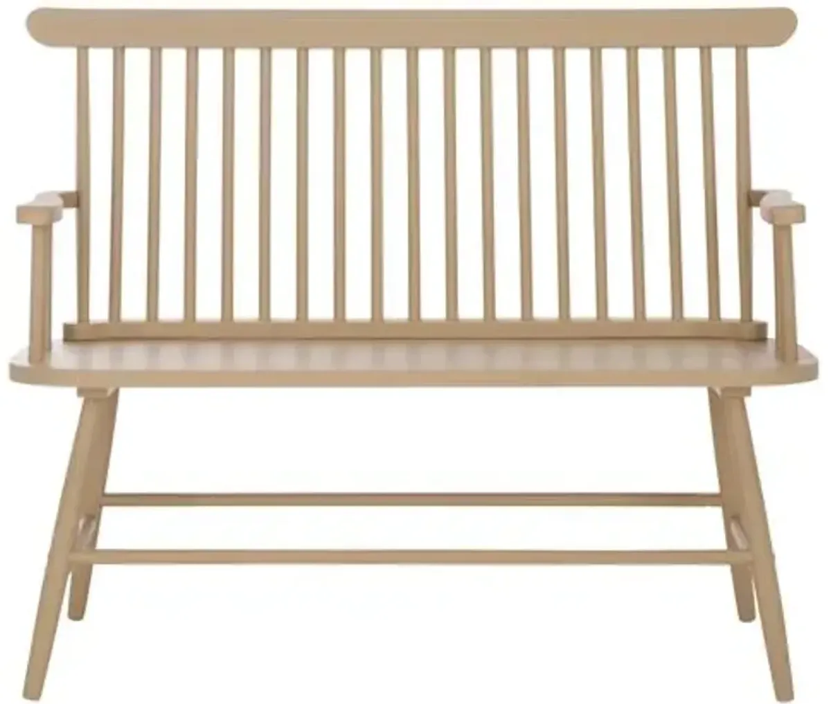 Kirian Wood Bench - Beige