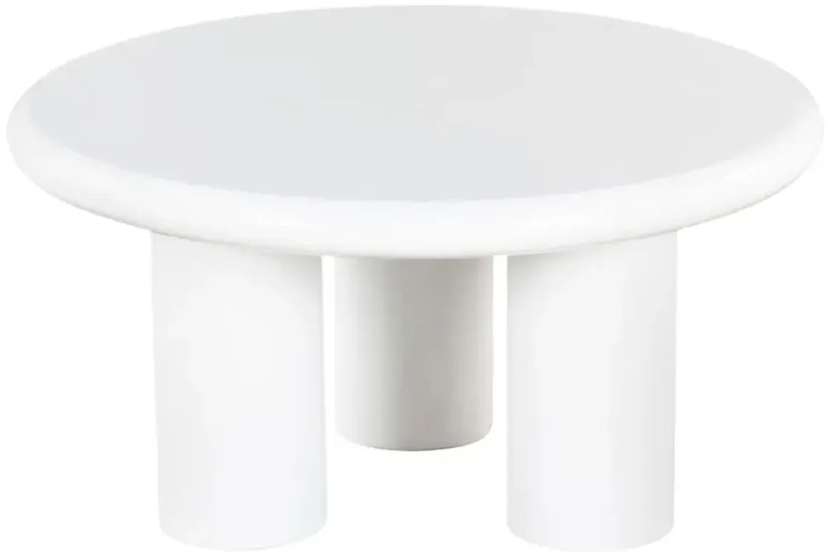 Kyraen Round Concrete Coffee Table