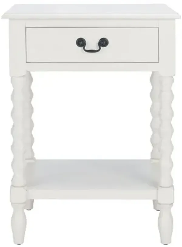 Lulit Accent Table - White - 26Hx19Wx15.8D in