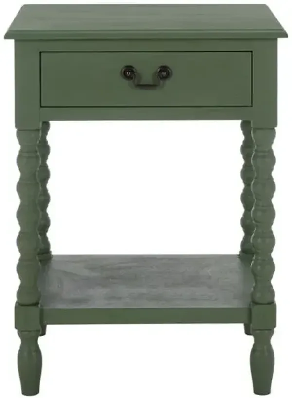 Lulit Accent Table - Green - 26Hx19Wx15.8D in