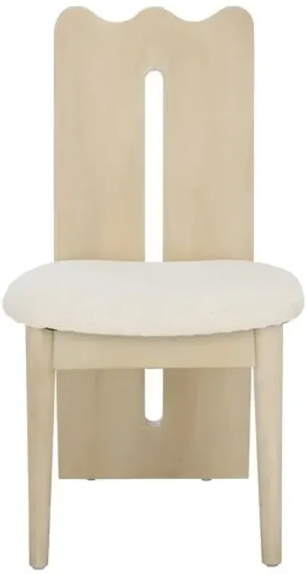 Merin Boucle Dining Side Chair - Ivory