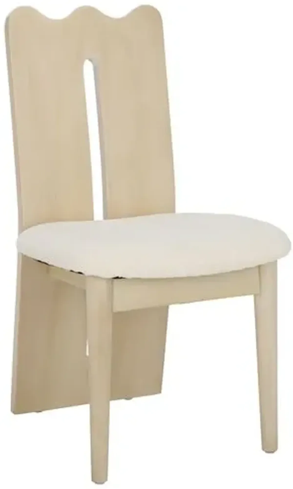 Merin Boucle Dining Side Chair - Ivory
