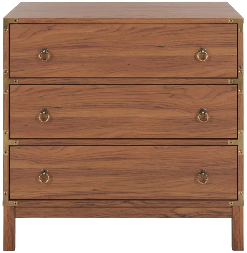Mirelle 3-Drawer Campaign Chest