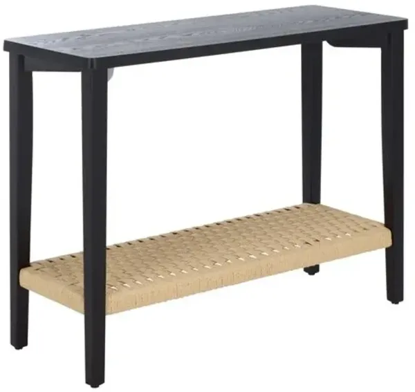 Naelis 1-Shelf Console Table - Black