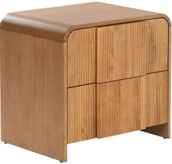 Nithra Fluted Nightstand