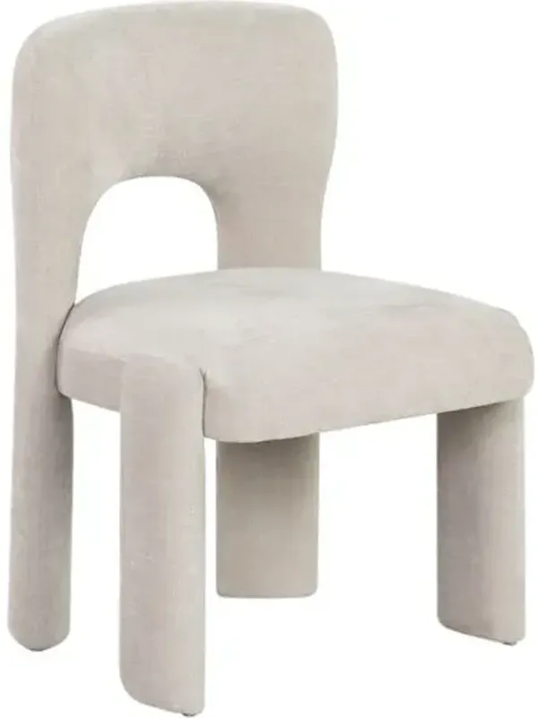 Noviel Boucle Dining Chair - Beige