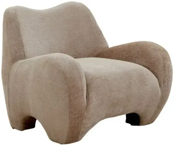 Olarin Performance Chenille Accent Chair - Brown, Comfortable, Durable, Cushioned