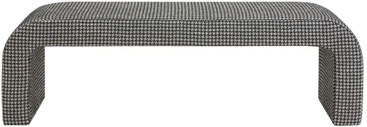 Orivon Houndstooth Performance Boucle Bench