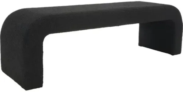 Orivon Performance Boucle Waterfall Bench - Black