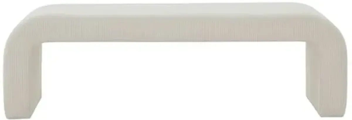 Orivon Performance Cordoroy Bench - Crème - Ivory