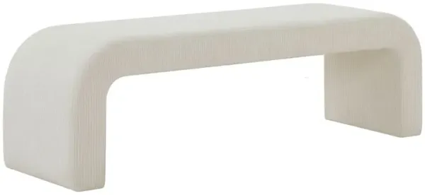 Orivon Performance Cordoroy Bench, Crème
