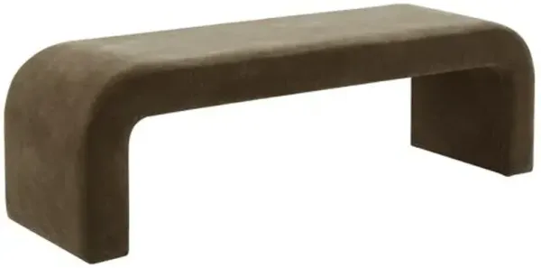 Orivon Performance Velvet Bench - Green