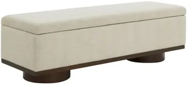 Phyren Performance Linen Bench - Beige