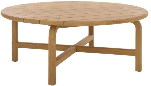 Quenel Teak Outdoor Coffee Table, Natural