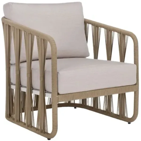 Rielle Rope Patio Chair - Beige