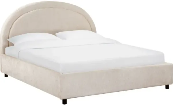 Thiriel Arched Upholstered Performance Chenille Bed