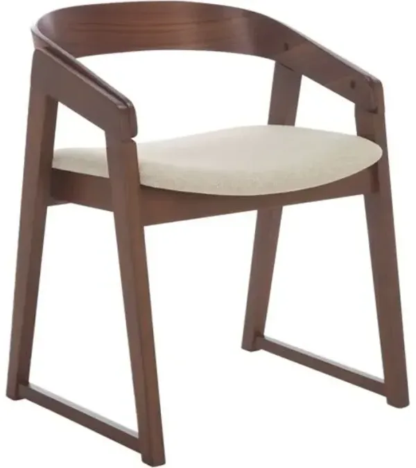 Set of 2 Ularen Performance Linen Dining Chairs - Beige
