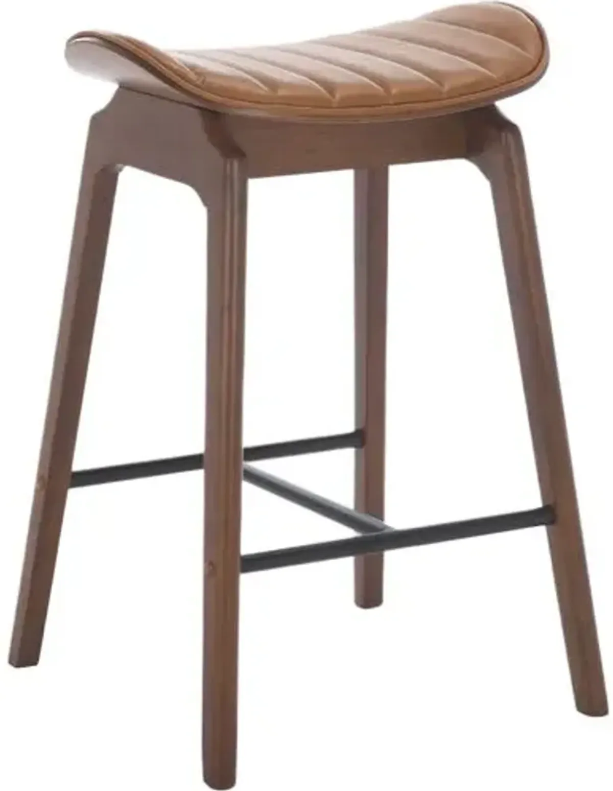 Set of 2 Varion Vegan Leather Counter Stools