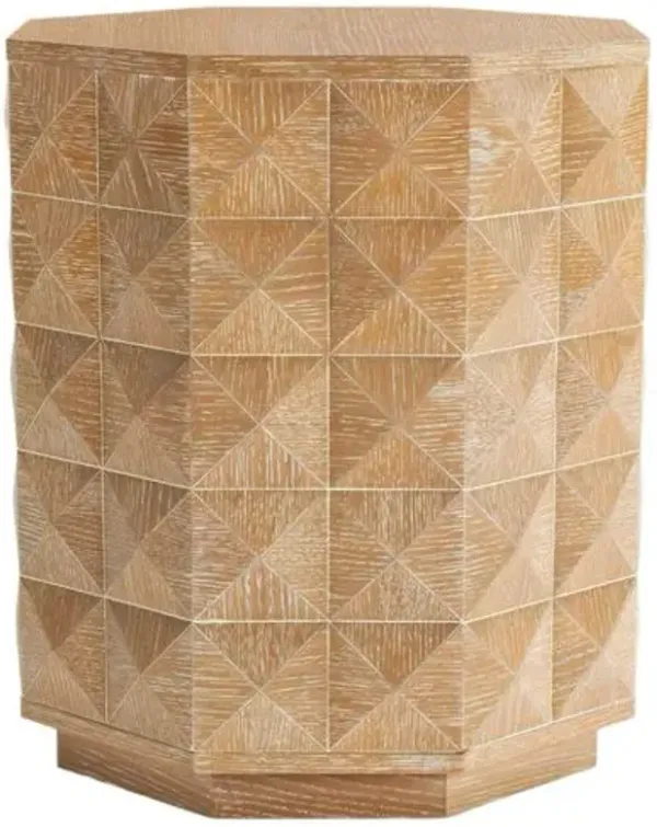 Wrenlor Octagon Accent Table - Brown - 22Hx20Wx20D in