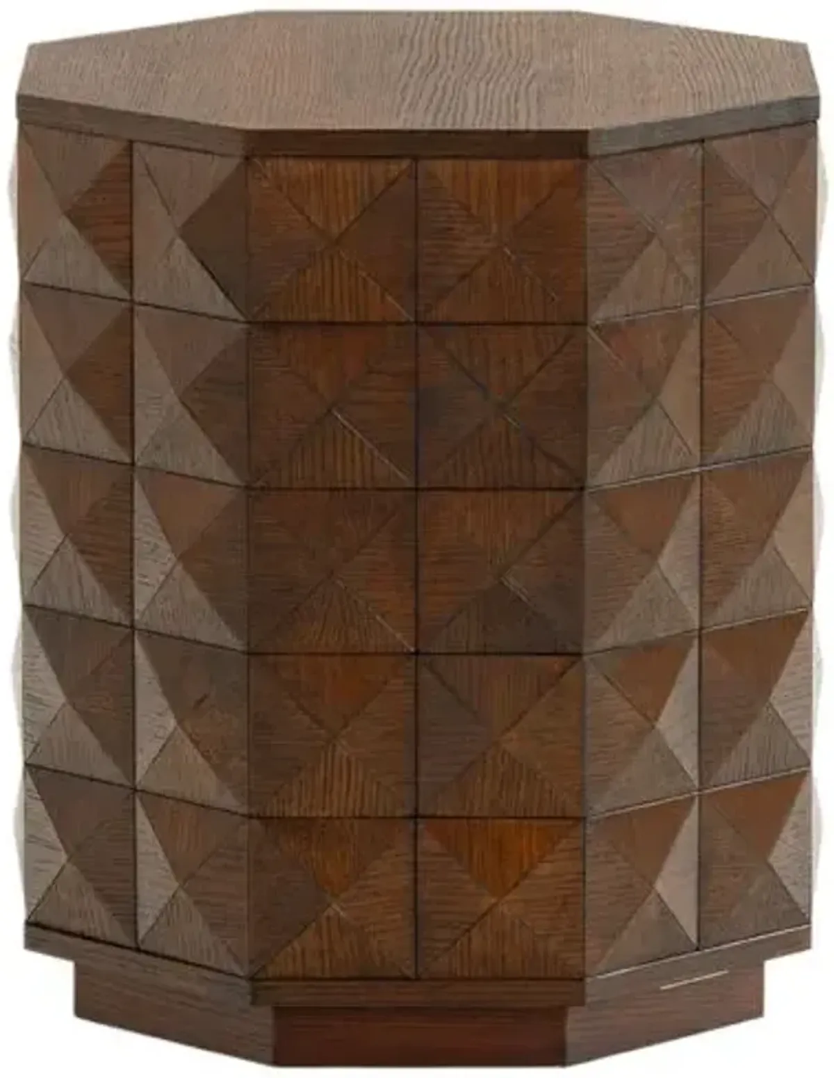 Wrenlor Octagon Accent Table - Brown - 22Hx20Wx20D in