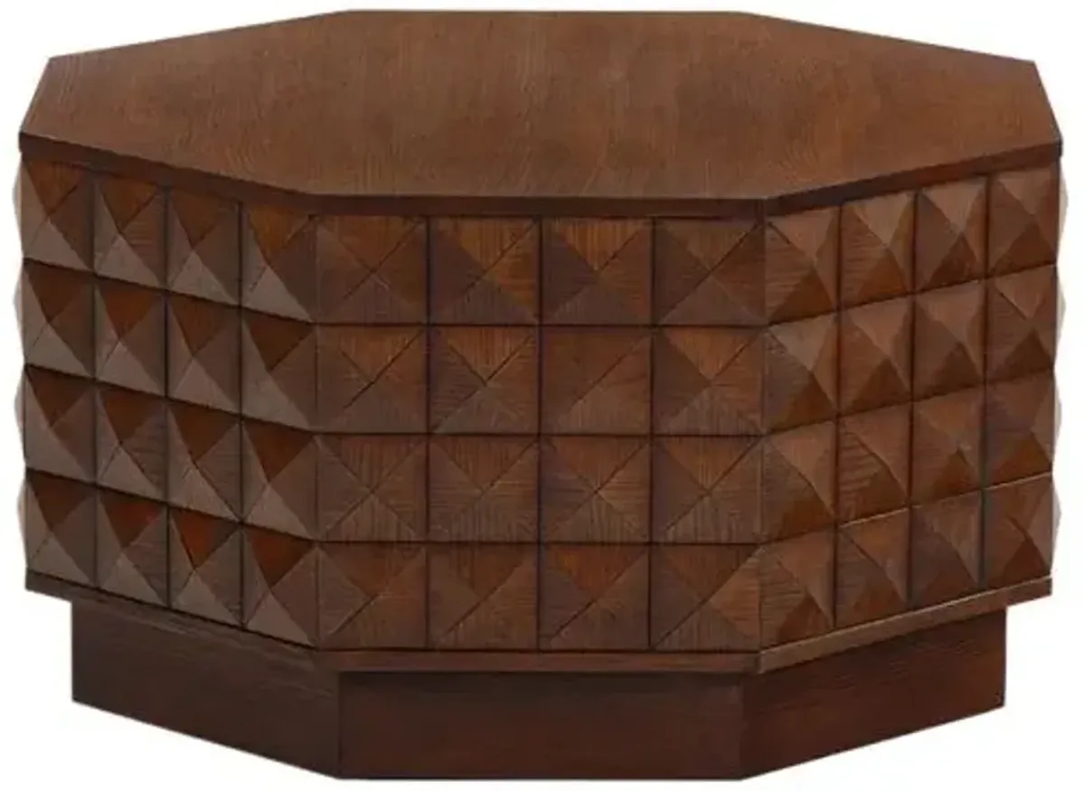 Wrenlor Octagon Coffee Table - Brown