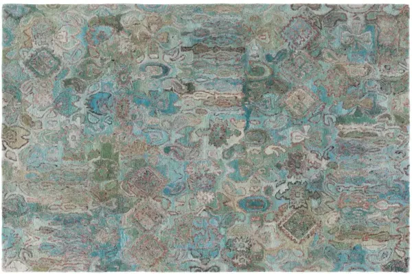 Tollie Hand Tufted Rug, Teal