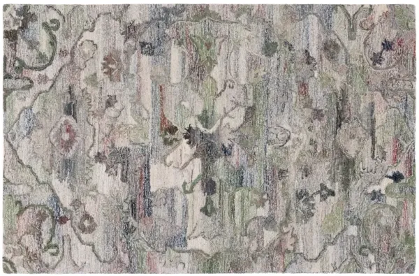 Andre Hand Tufted Rug, Grey/Green