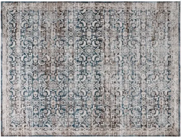 Patina Rug, Blue/Beige