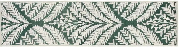 Cindi Hand Tufted Wool Rug, Dark Green