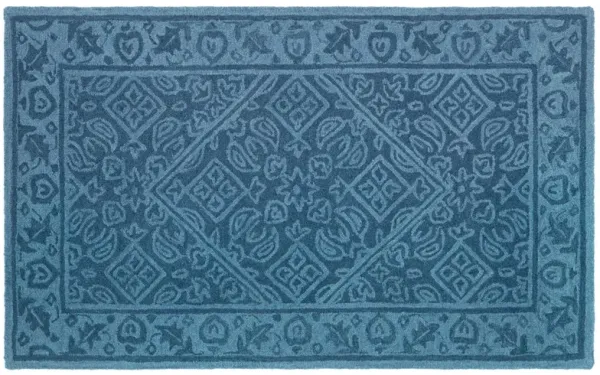 Kingston Dip Dye Rug, Navy