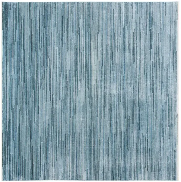 Hazel Muted Stripe Rug, Blue/Grey