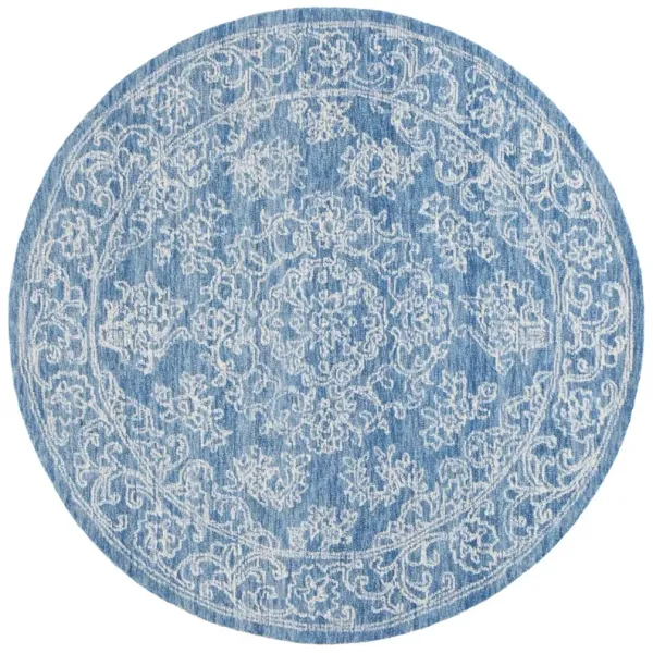 Emma Hand Tufted Rug, Ivory/Blue