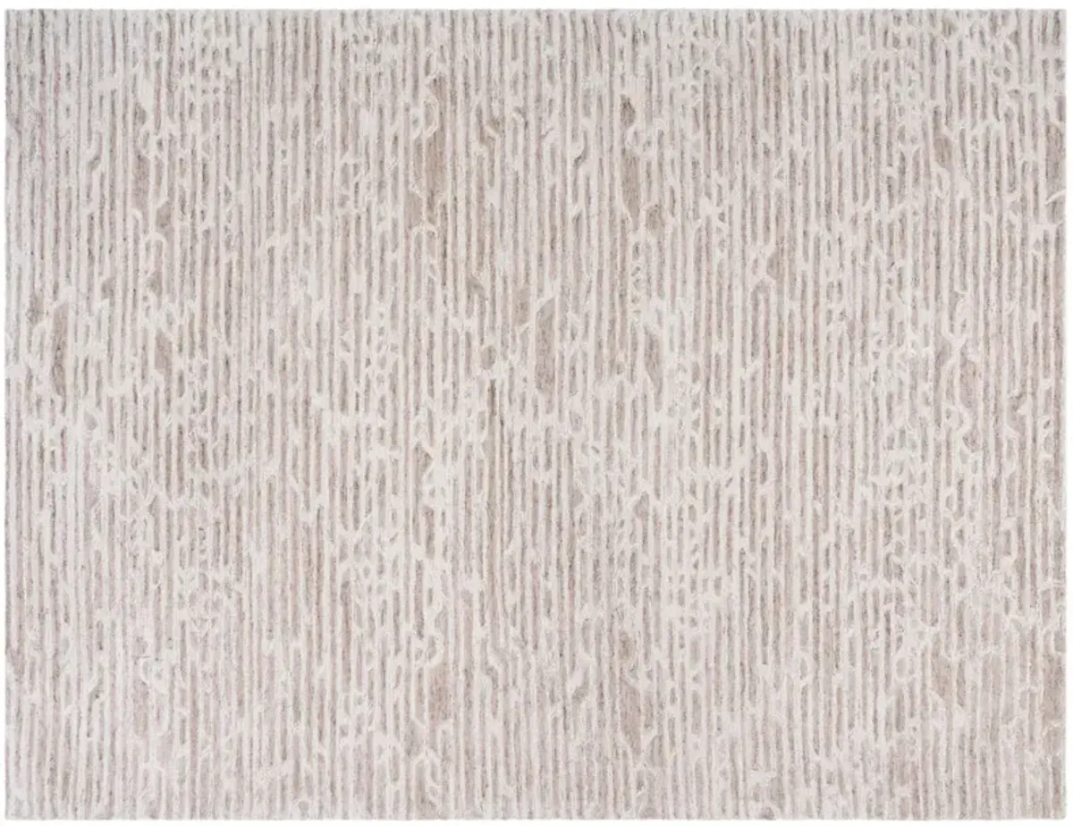 Luca Hand Tufted Rug, Light Brown/Ivory