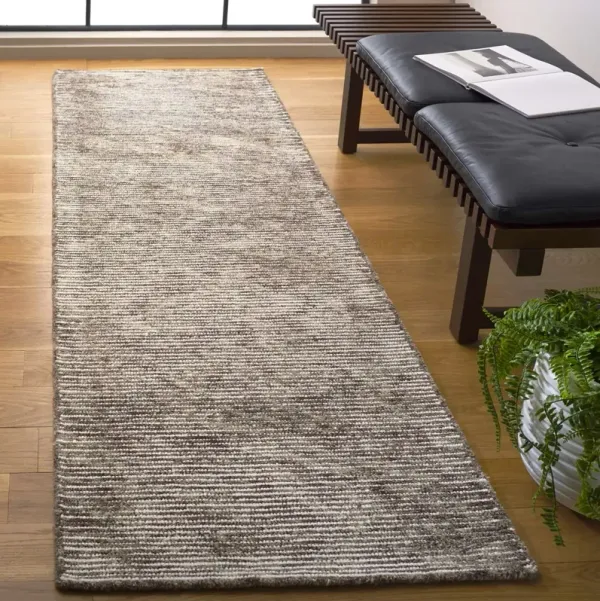 Leelee Hand Tufted Rug, Brown/Ivory