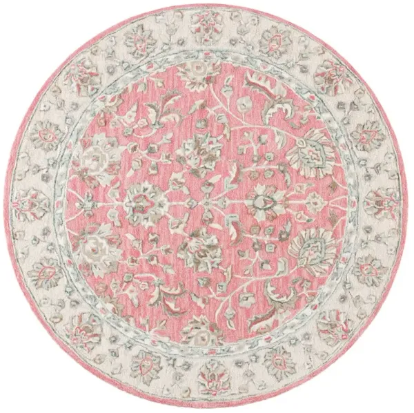 Mira Hand Tufted Rug, Pink/Beige