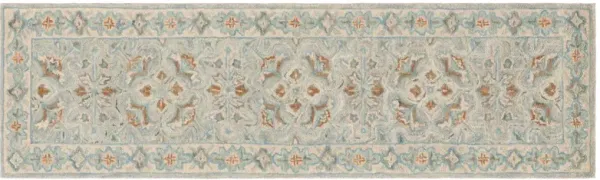 Jean Hand Tufted Rug, Green/Ivory